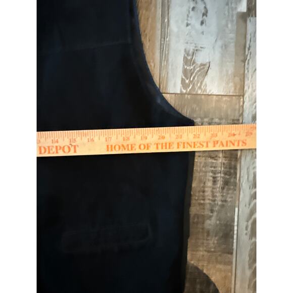 Vintage Europe Craft Mens Western Suede Leather Button Front BIker Vest Large - Picture 6 of 7